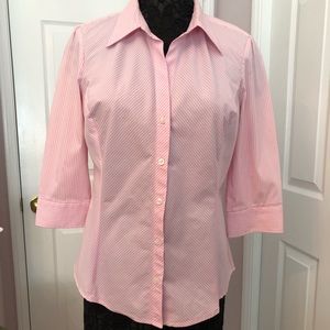 Express Design Studio Pink & White button down